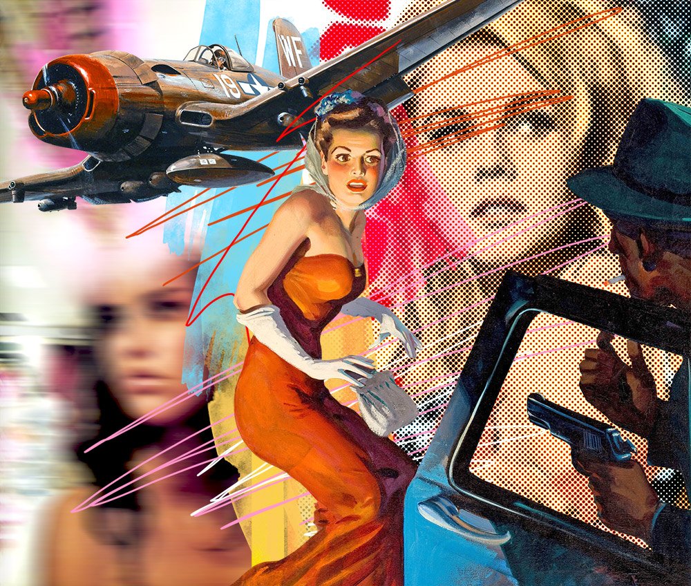 collsion art collage image