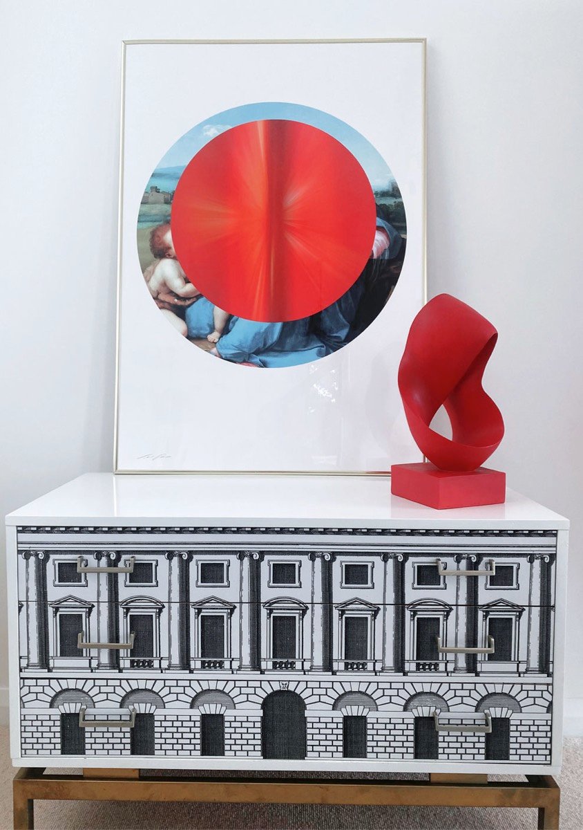 Beaten metals Trace Elements Artwork in situ image